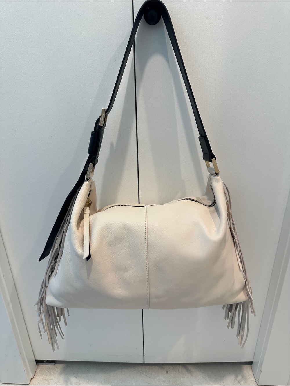 Allsaints Edbury Fringe leather bag - Picture 7 of 10
